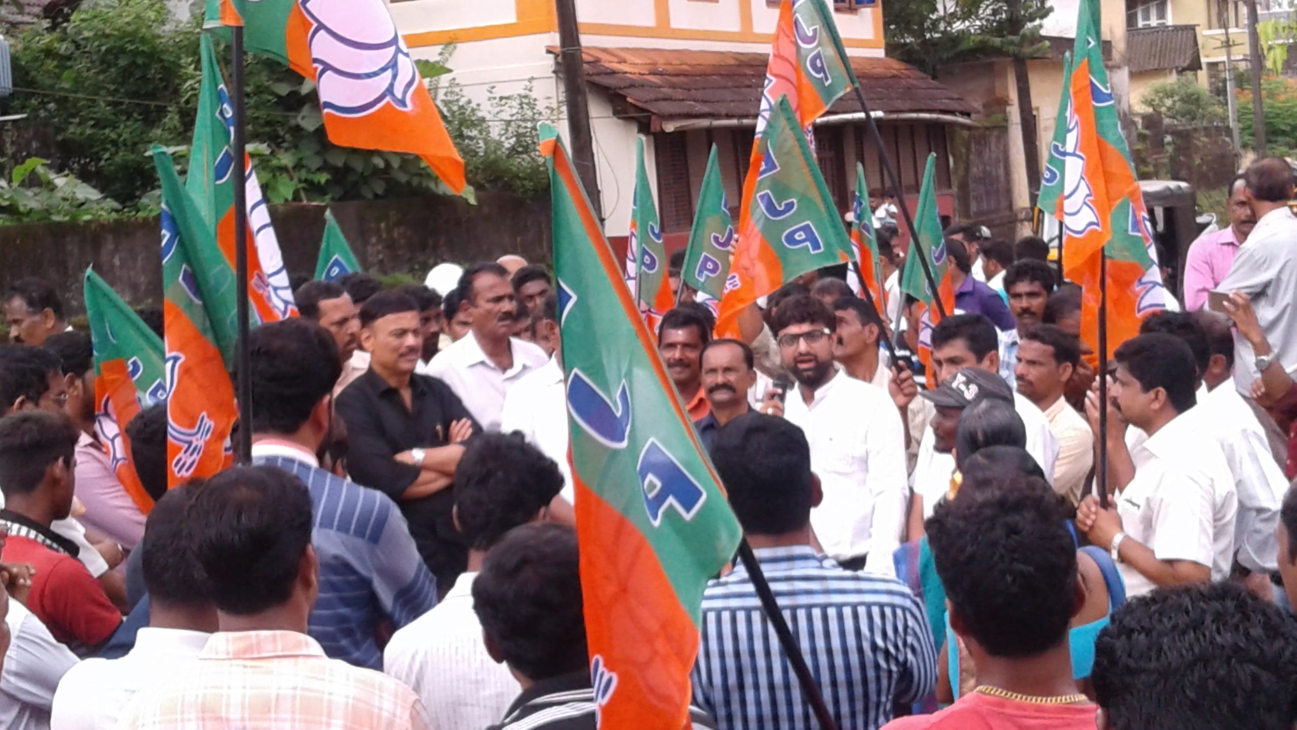 ಬಂಟ್ವಾಳ ಪುರಸಭೆ ಎದುರು ಬಿಜೆಪಿ ಪ್ರತಿಭಟನೆ